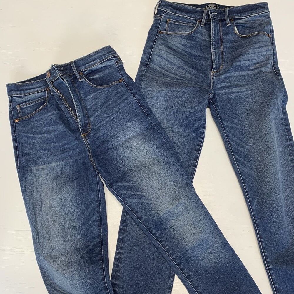 Abercrombie & Fitch Jeans Women’s 27 4R Ultra High Rise Super Skinny Lot Of 2